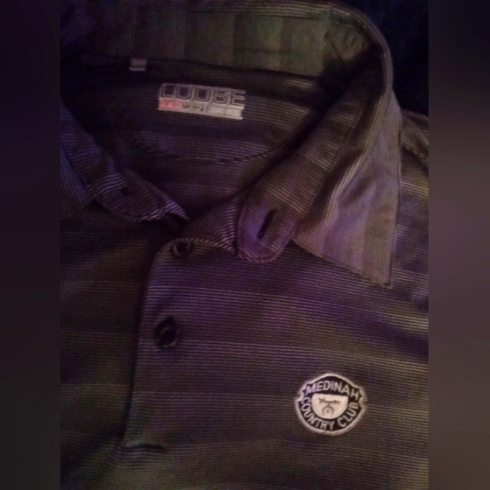 Medina Country Club Polo Shirt, Heat Gear. Large
